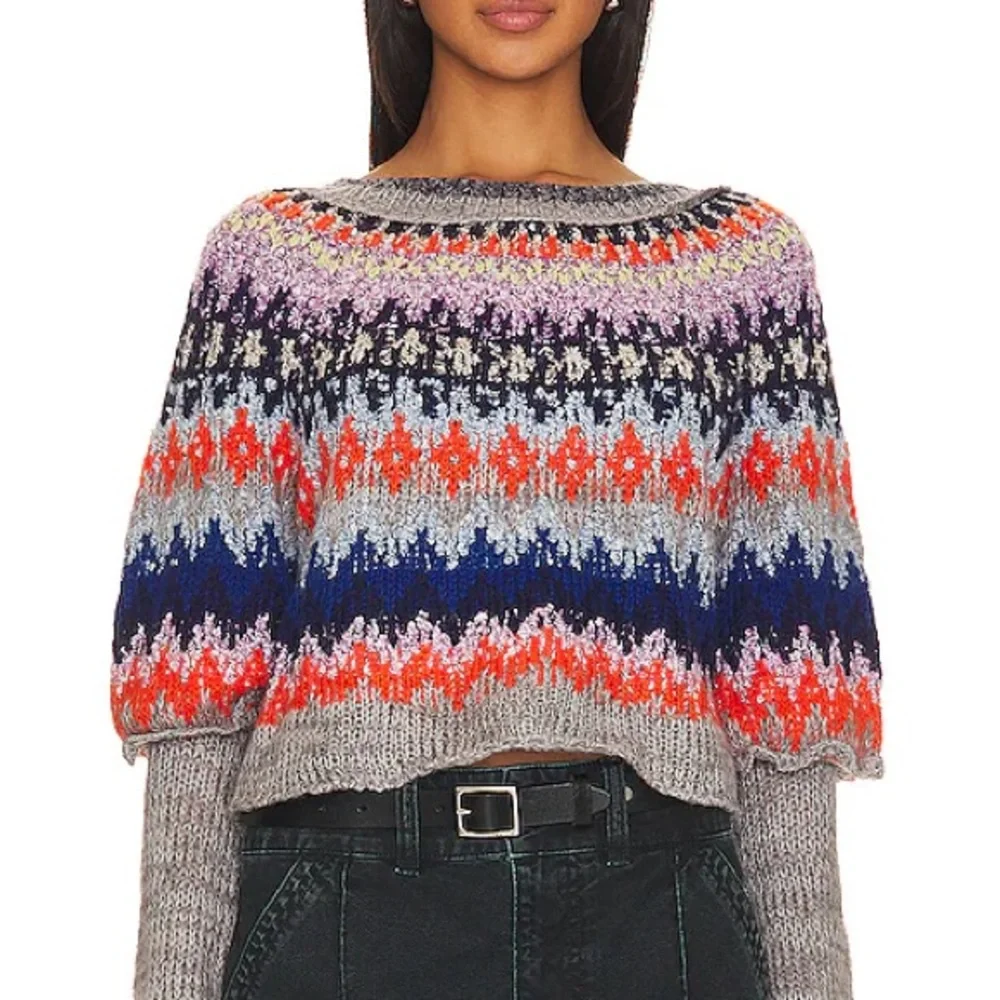 🔸NWOT🔸Free People Home for the Holidays Sweater - Picture 7 of 13